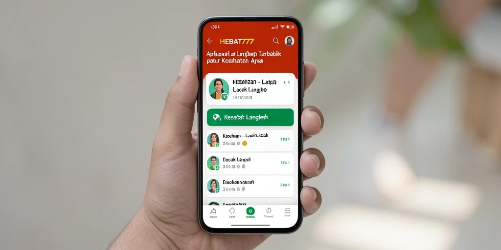 Tampilan antarmuka HEBAT777 yang menarik dan fungsional untuk melacak langkah.